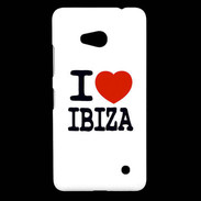 Coque Nokia Lumia 640 LTE I love Ibiza