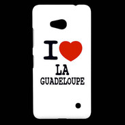 Coque Nokia Lumia 640 LTE I love Guadeloupe