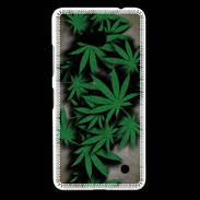 Coque Nokia Lumia 640 LTE Feuilles de cannabis 50