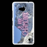 Coque Nokia Lumia 640 LTE Je ride Chamonix ZG