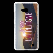 Coque Nokia Lumia 640 LTE Je ride La Plagne ZG