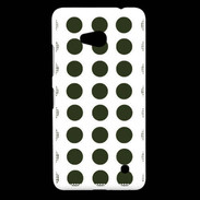 Coque Nokia Lumia 640 LTE pois vert foncé