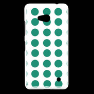 Coque Nokia Lumia 640 LTE pois vert d'eau