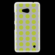Coque Nokia Lumia 640 LTE pois gris & vert