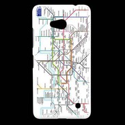 Coque Nokia Lumia 640 LTE Plan de métro de Londres