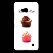 Coque Nokia Lumia 640 LTE Cupcake lui et moi PR