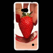 Coque Nokia Lumia 640 LTE Plaisir et fraise PR10