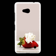 Coque Nokia Lumia 640 LTE Fraise chantilly PR