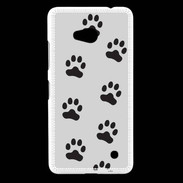 Coque Nokia Lumia 640 LTE pattes de chats/chiens 2