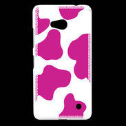 Coque Nokia Lumia 640 LTE vache rose