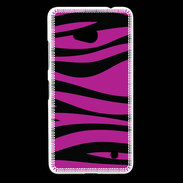 Coque Nokia Lumia 640 LTE zèbre rose & noir