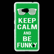 Coque Nokia Lumia 640 LTE Keep Calm Funky Vert