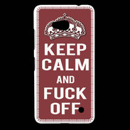 Coque Nokia Lumia 640 LTE Keep Calm Fuck Off Brique