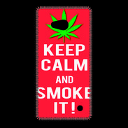 Coque Nokia Lumia 640 LTE Keep Calm Smoke Rouge