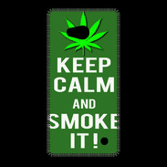 Coque Nokia Lumia 640 LTE Keep Calm Smoke it Kaki