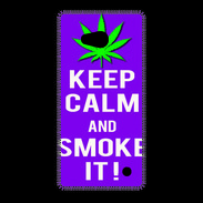 Coque Nokia Lumia 640 LTE Keep Calm Smoke it Violet