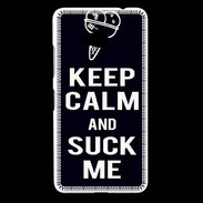 Coque Nokia Lumia 640 LTE Keep Calm Suck me Noir