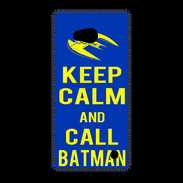 Coque Nokia Lumia 640 LTE Keep Calm Batman Bleu