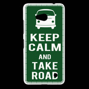 Coque Nokia Lumia 640 LTE Keep Calm Take road Vert