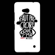Coque Nokia Lumia 640 LTE Adishatz Humour Meuse