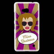 Coque Nokia Lumia 640 LTE Miss business Rousse