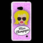 Coque Nokia Lumia 640 LTE Miss Champagne Blonde