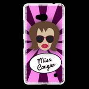 Coque Nokia Lumia 640 LTE Miss Cougar Chatain