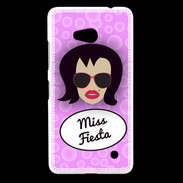 Coque Nokia Lumia 640 LTE Miss Fiesta Brune