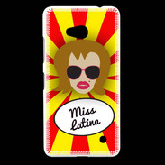 Coque Nokia Lumia 640 LTE Miss Latina Rousse