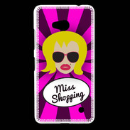 Coque Nokia Lumia 640 LTE Miss Shopping Blonde