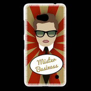 Coque Nokia Lumia 640 LTE Mister Business Chatain
