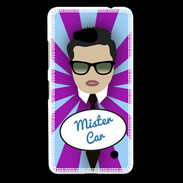 Coque Nokia Lumia 640 LTE Mister Car Brun