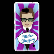 Coque Nokia Lumia 640 LTE Mister Shopping Chatain