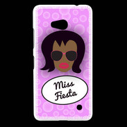 Coque Nokia Lumia 640 LTE Miss Fiesta Black