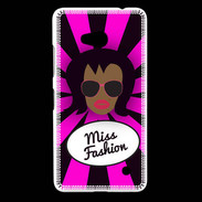 Coque Nokia Lumia 640 LTE Miss Fashion Black