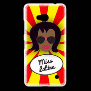 Coque Nokia Lumia 640 LTE Miss Latina Black