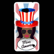 Coque Nokia Lumia 640 LTE Miss USA Black