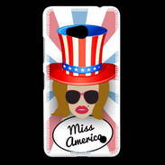 Coque Nokia Lumia 640 LTE Miss USA Rousse