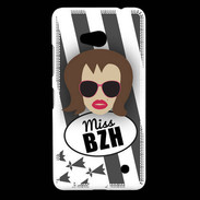Coque Nokia Lumia 640 LTE Miss Bretagne Chatain