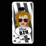 Coque Nokia Lumia 640 LTE Miss Bretagne Rousse