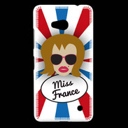 Coque Nokia Lumia 640 LTE Miss France Rousse