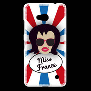 Coque Nokia Lumia 640 LTE Miss France Brune