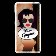 Coque Nokia Lumia 640 LTE Miss Guyane Brune