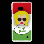 Coque Nokia Lumia 640 LTE Miss Italie Blonde