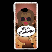 Coque Nokia Lumia 640 LTE Miss Martinique Black