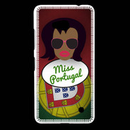 Coque Nokia Lumia 640 LTE Miss Portugal Black