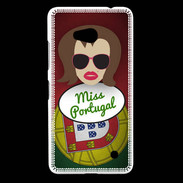 Coque Nokia Lumia 640 LTE Miss Portugal Chatain