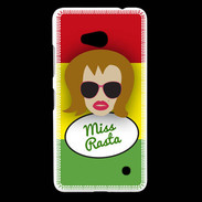 Coque Nokia Lumia 640 LTE Miss Rasta Rousse