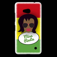 Coque Nokia Lumia 640 LTE Miss Rasta Black