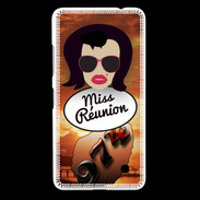 Coque Nokia Lumia 640 LTE Miss Réunion Brune
